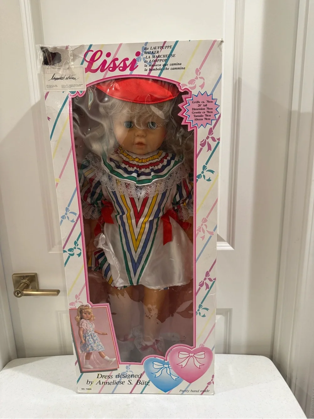 NEW Vintage Limited Edition 28” ISSI Blonde Doll